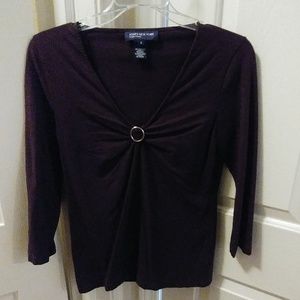 Jones new York signature crop top